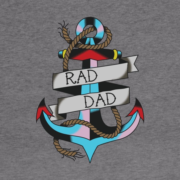 Rad Dad Anchor Tee by glennpretennd